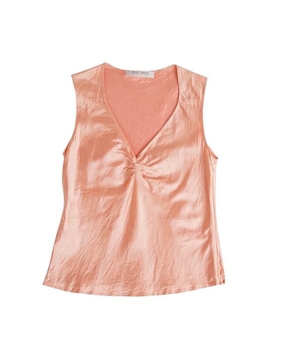 Miu Miu F/W2000 Satin Top - Etsy