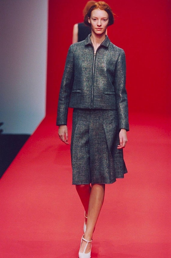 Miu Miu F/W1998 Tweed Jacket - Etsy
