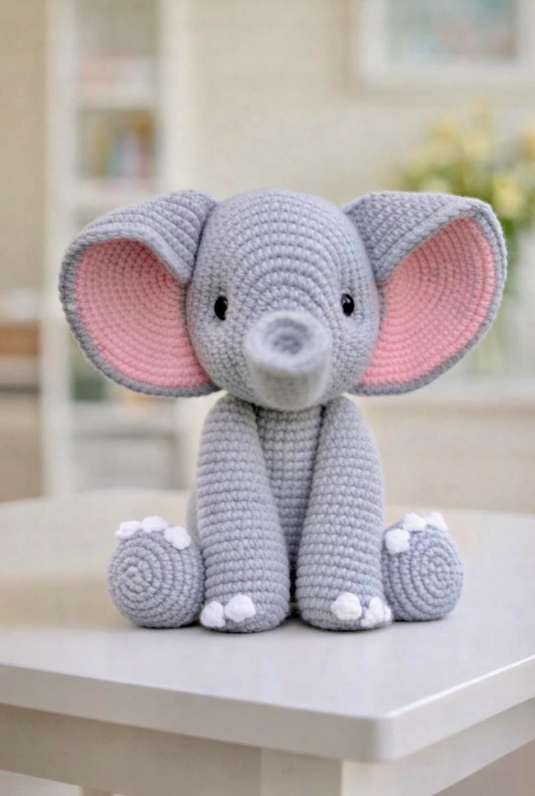 Elephant Crochet Pattern PDF | Cute Amigurumi Elephant | Easy Plush Toy ...