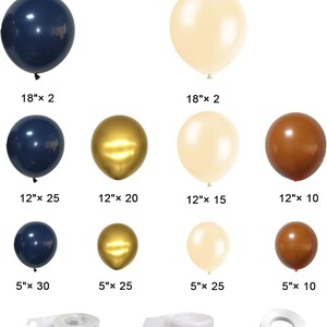 Archloon 156pcs Burnt Orange Balloon Garland Arch Kit, Different Sizes 18 12 10 5inch White Sand Nude Latex Metallic Gold Confetti Fall Thanksgiving Balloons For Baby Shower Birthday Party Decorations