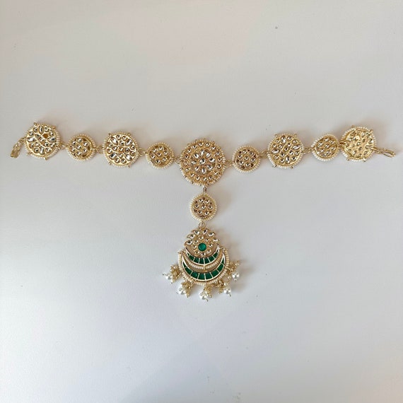 Head Band - Bollywood Style Kundan  Matha Patti