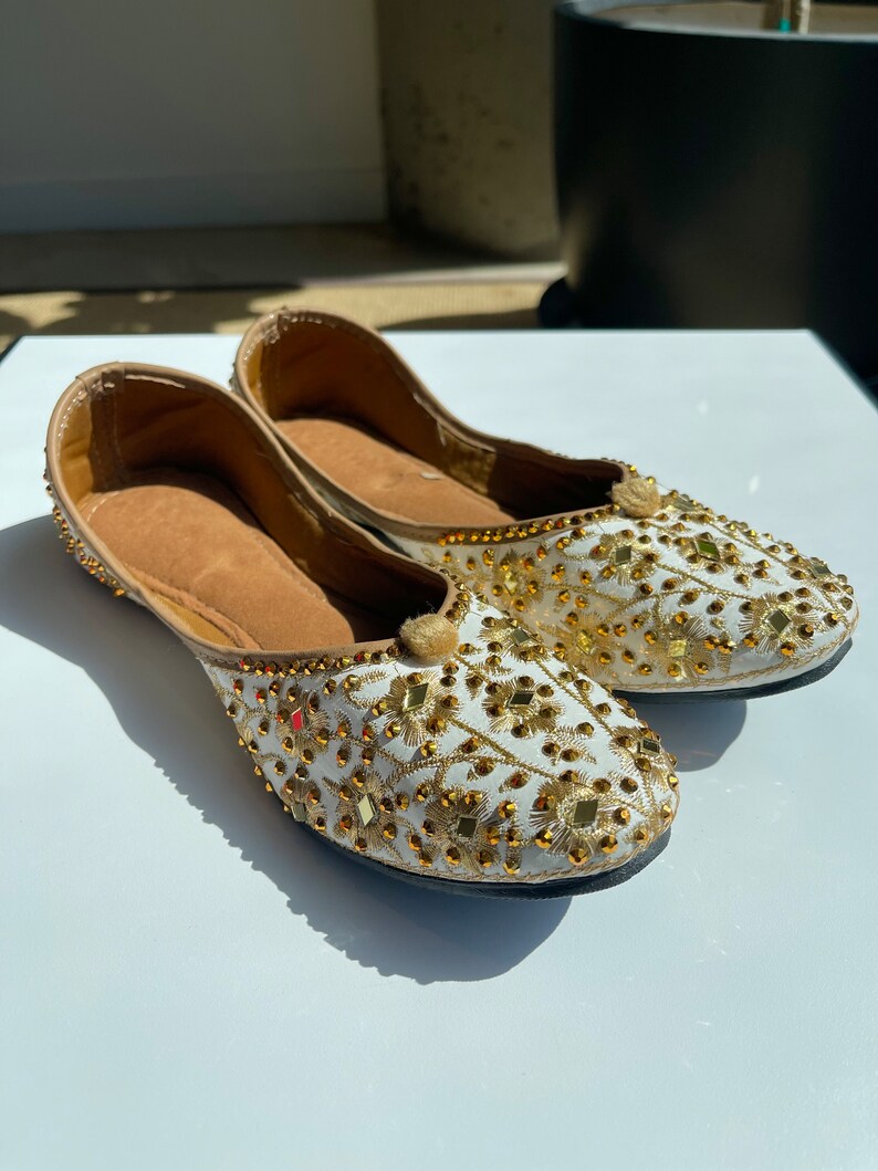 Chaussures Plates Jutti Indiennes/pakistanaises - Multicolore - Neuf Avec Emballage