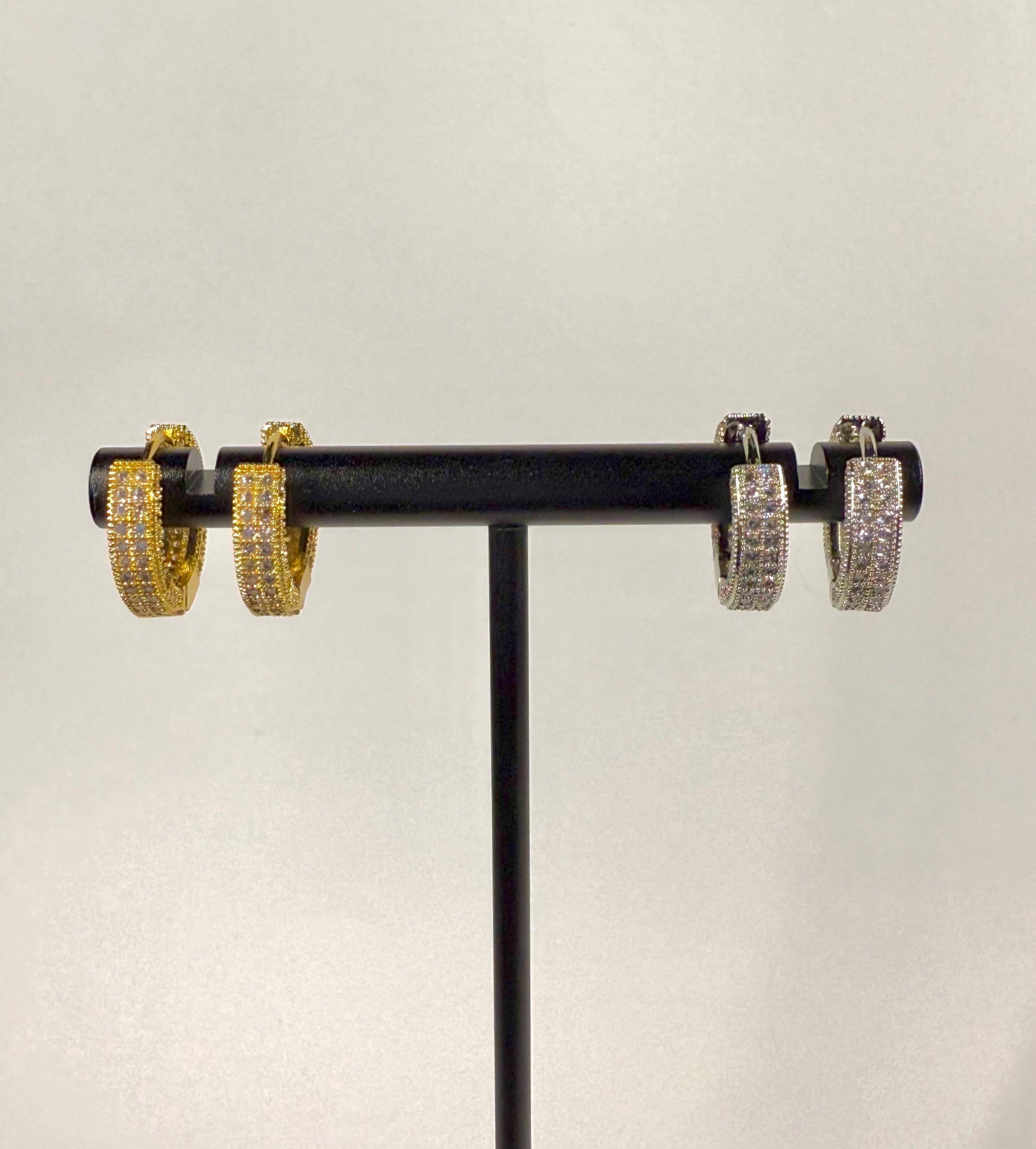 Sterling Silver Gold Plated Diamond Gemstones Huggie Hoop Earrings Mini Small Hoop Earrings for Her Women Girls Gift Occasion Mother