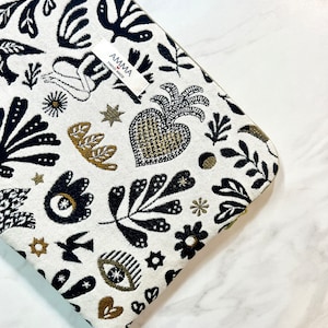 Housse Ordinateur tissu jacquard - Arty