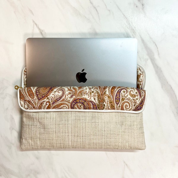 Housse d'ordinateur - Liberty London - Résistante & Douce - Pochette iPad et tablette