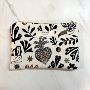 Mini pochette Arty White