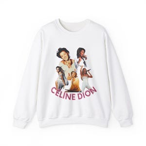 Celine Dion- Unisex Heavy Blend Crewneck Sweatshirt