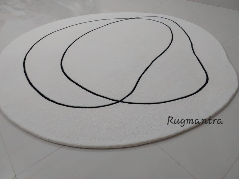 Rugmantra Abstract Tufted Area Rug - Thumbnail 2