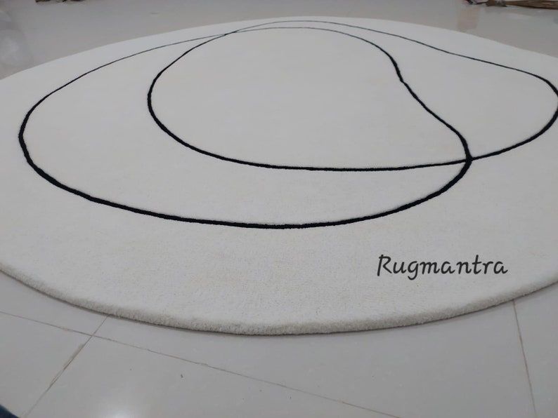 Rugmantra Abstract Tufted Area Rug - Thumbnail 3