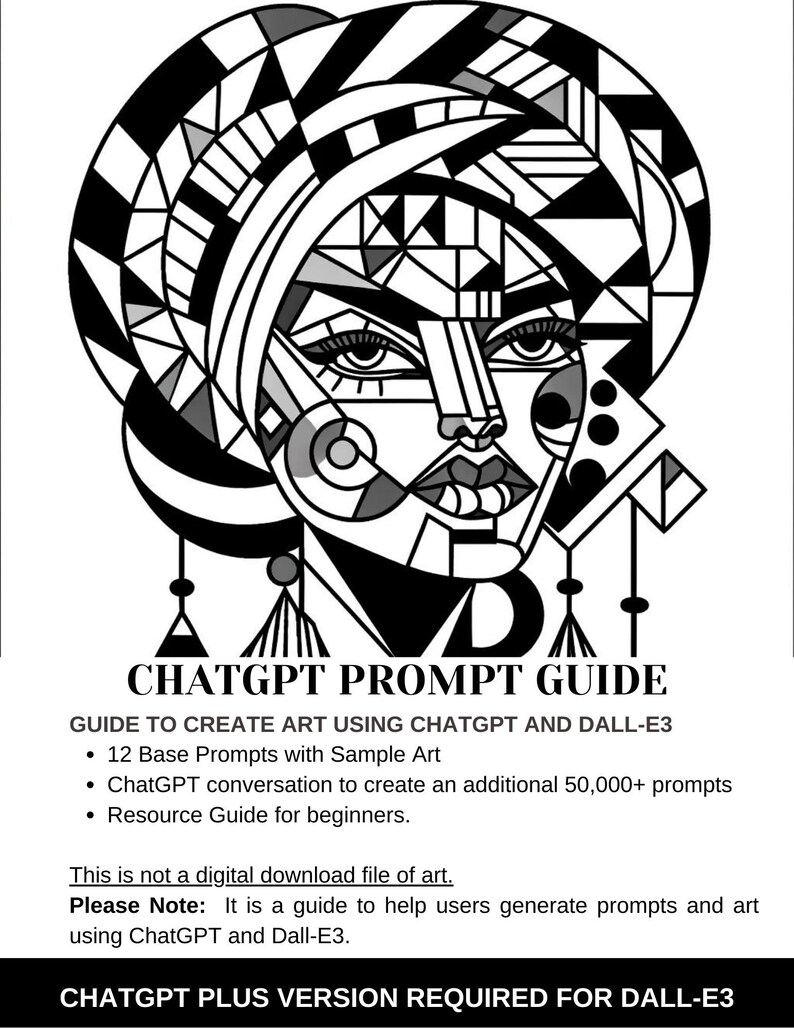 Dall-e3 & Chatgpt V4 Ai Art Prompt Guide 12 Sampleprompts Chatgpt ...