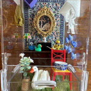 Blue Day Jumping Spider Enclosure Habitat,4x4x8, jumping spider home, spider enclosure, jumping spider habitat, spider accessories