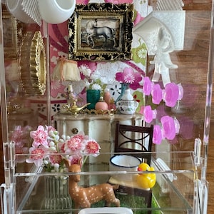 Whimsy Flower Jumping Spider Enclosure Habitat,4x4x8, jumping spider home, spider enclosure, jumping spider habitat, spider accessories