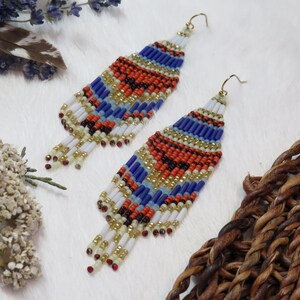 Canyon Rainfall Beaded Earrings