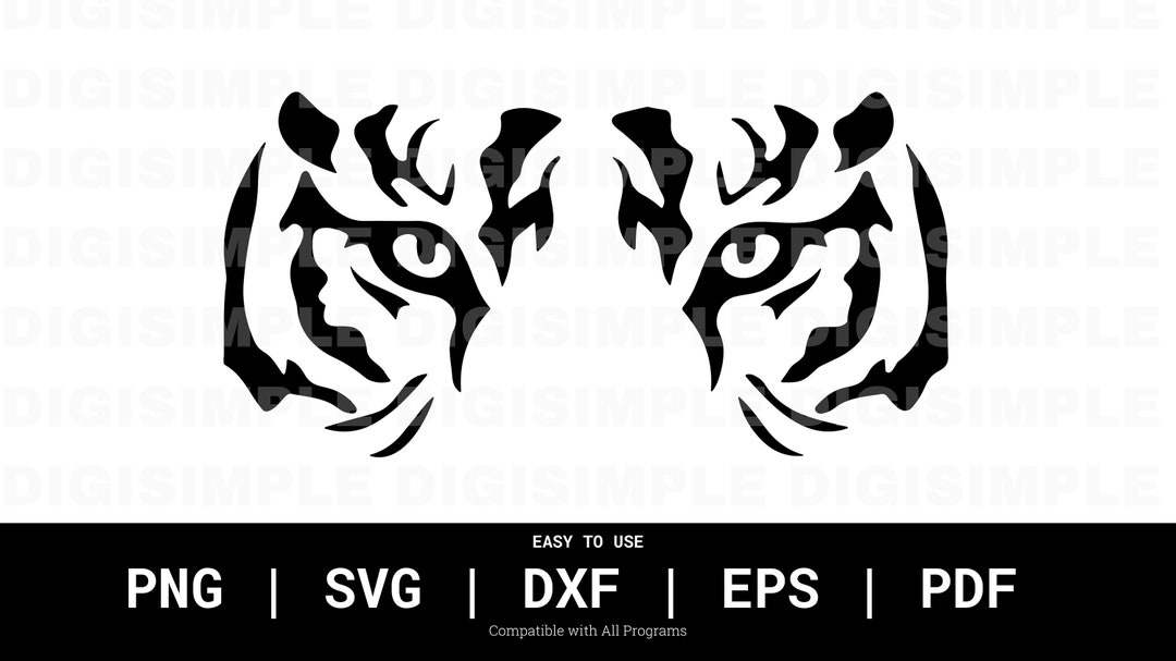 Tigers Svg Tiger Svg Tigers Mascot Svg Cricut Silhouette - Etsy