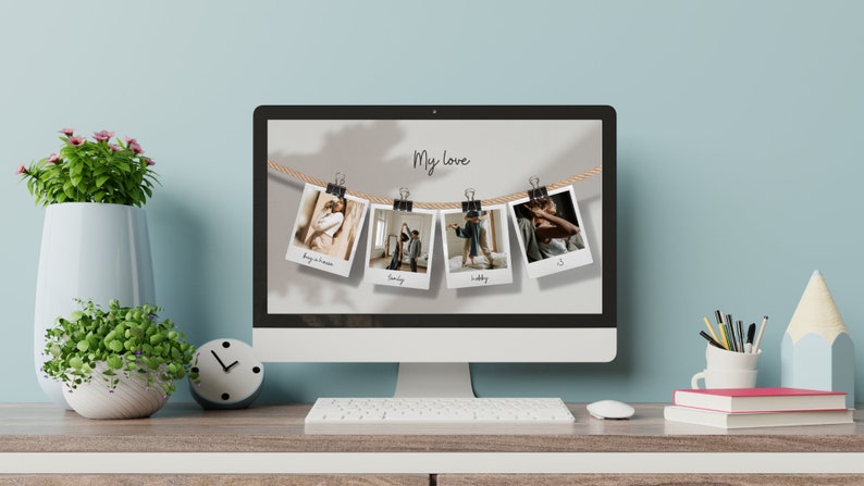 Custom Couple Desktop Wallaper - Computer/pc/macbook/laptop/windows ...