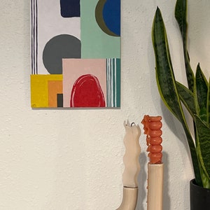 Original Mid Century Modern Inspired Painting