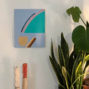 Original Mid Century Modern Inspired Painting