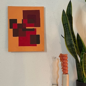 Original Mid Century Modern Inspired Painting