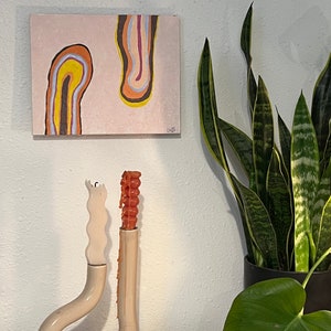 Original Mid Century Modern Inspired Painting
