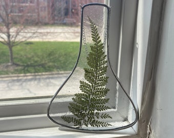 Fern Flask Suncatcher