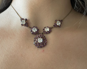 Antique Art Deco 1920s Czech Glass Necklace