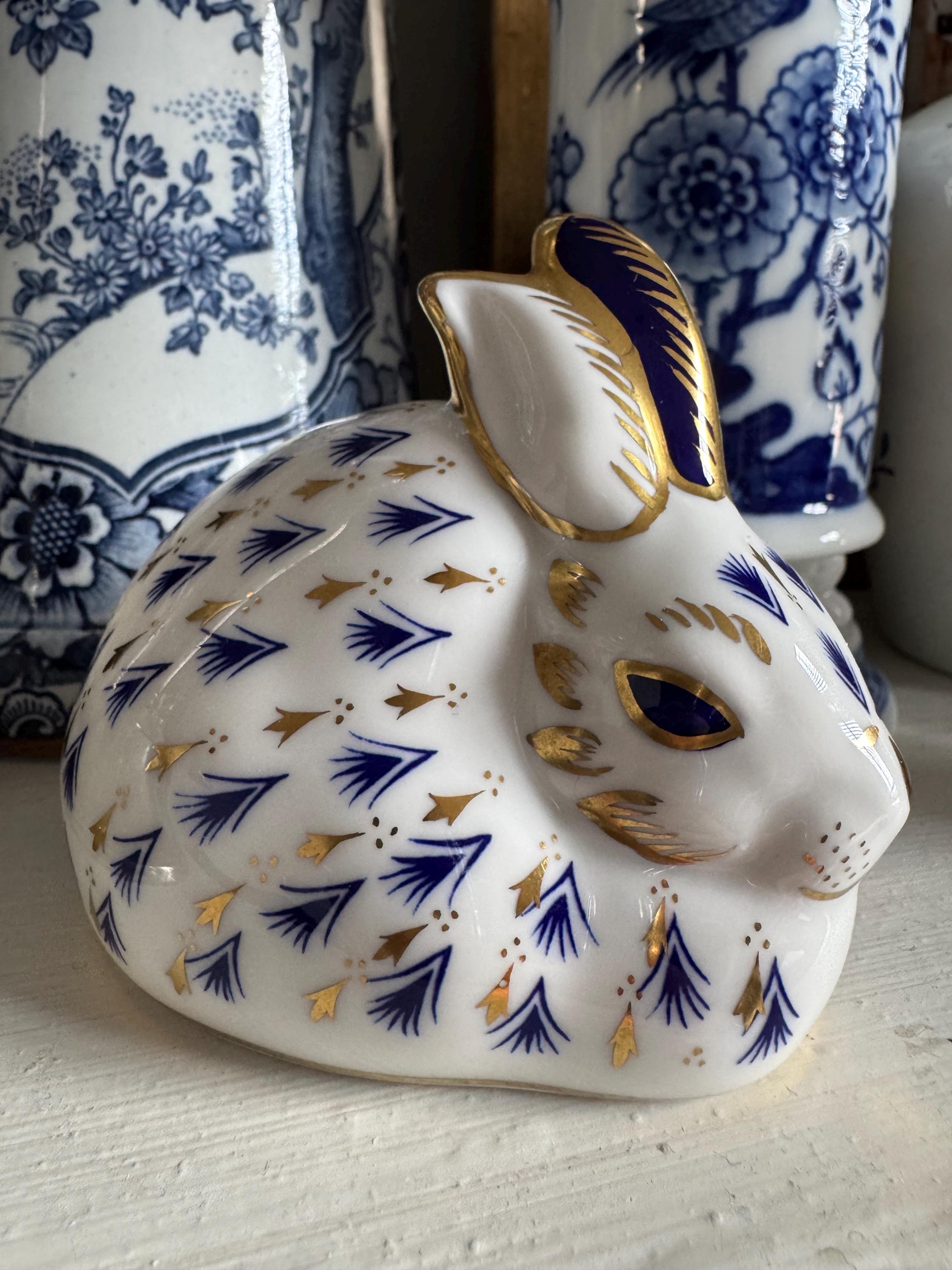 Royal Crown Derby Bunny Rabbit - Etsy