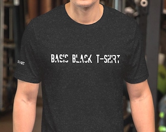 Jouw zwarte basis T-shirt