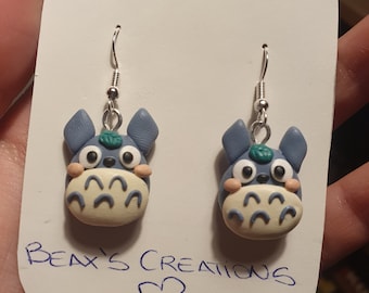 Boucles d'oreilles Totoro du studio Ghibli