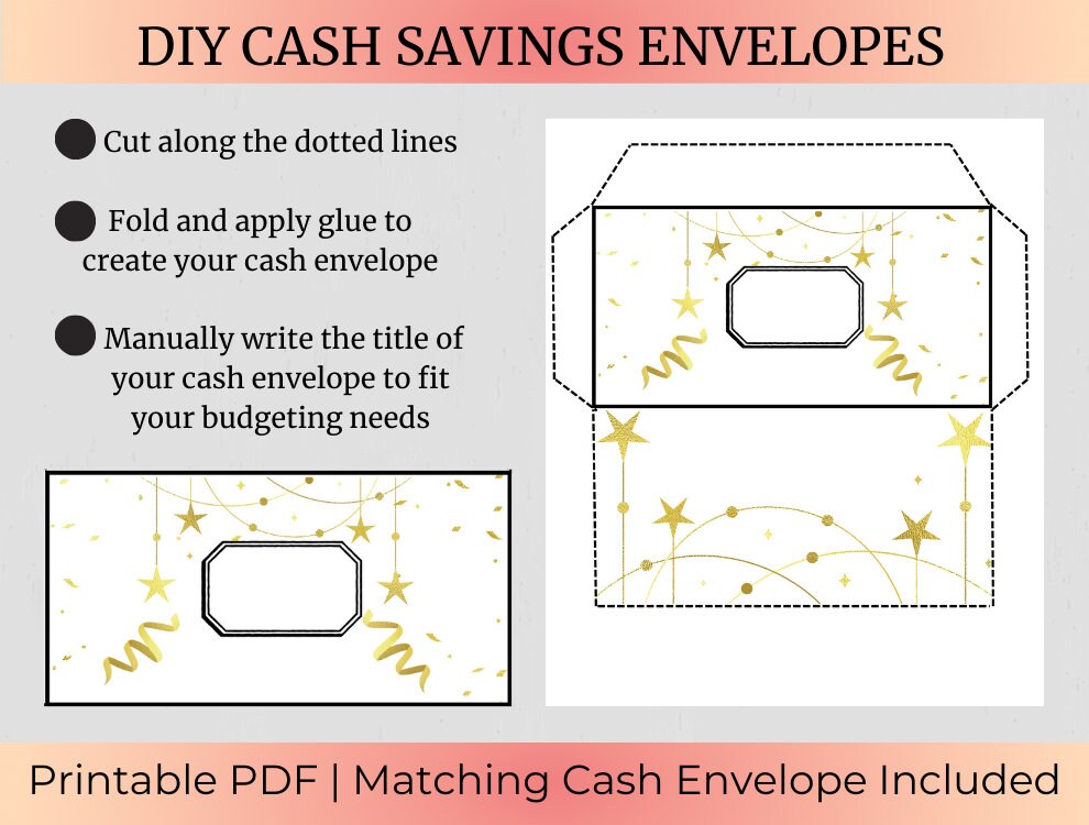 New Years Savings Tracker Printable New Years Savings Challenge Sinking ...