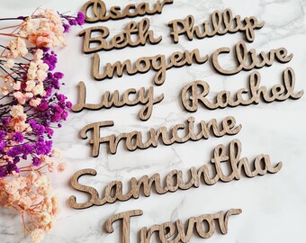 Custom Wedding Table Names, Rustic Wedding Decor, Personalised Wedding Reception, Customisable Table Names, Wedding guest favour keepsake