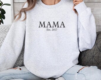 Mama Sweatshirt, Graphic Jumper for Mums, Trendy & Comfortable pullover, Perfect Gift for Mothers day, Christmas present, New Mummy  top