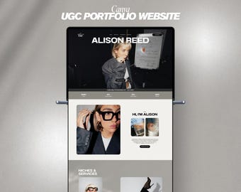 UGC Portfolio Template: Canva Editable Media Kit for Content Creators