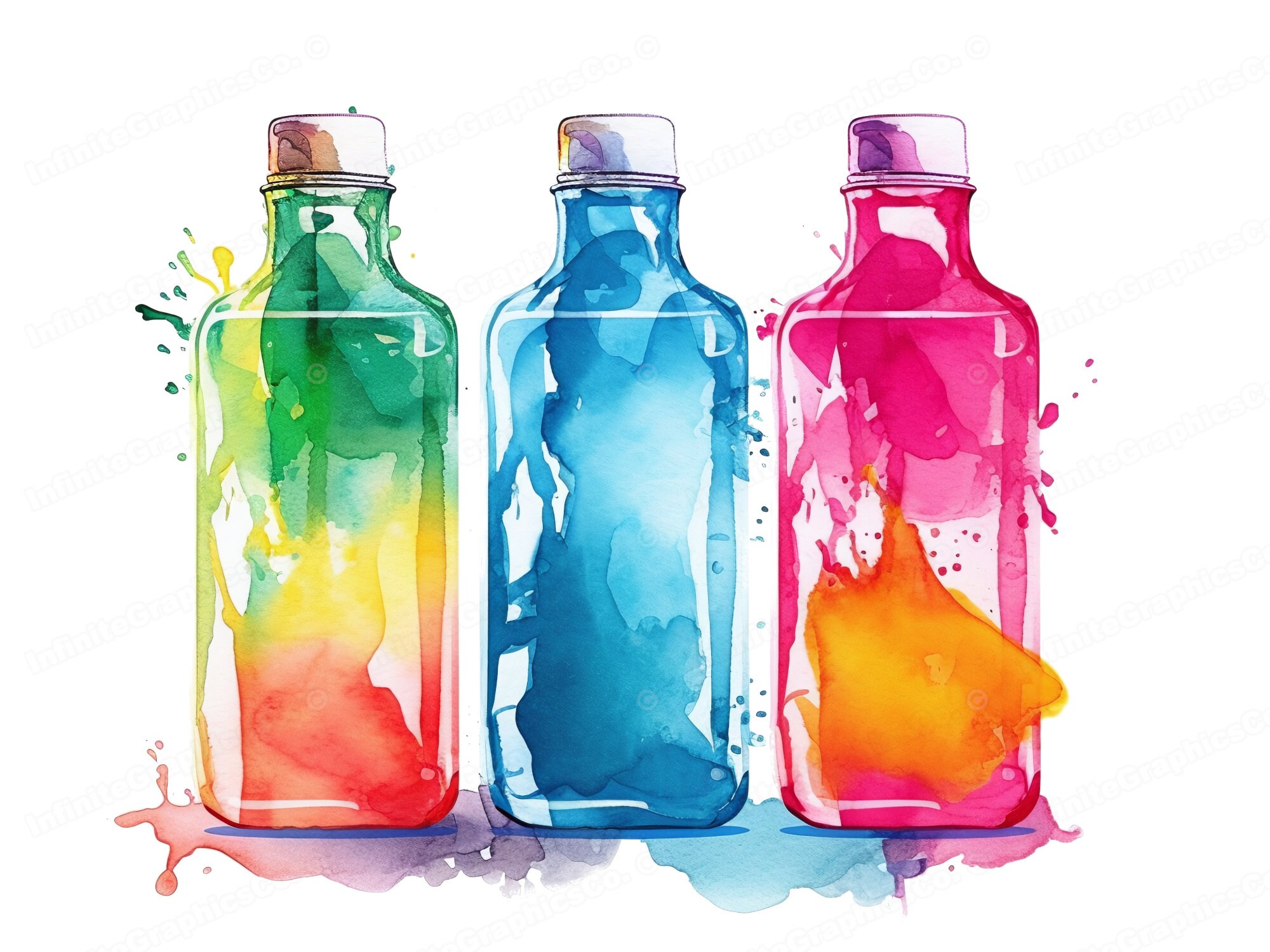 Watercolor Paint Clipart Paint Set Clipart Painter Clipart Etsy