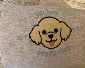 Felpa ricamata Yunho, idolo Kpop, A TINY