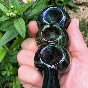 Pipes Tri Colored Smoking Glass Pipe for Weed