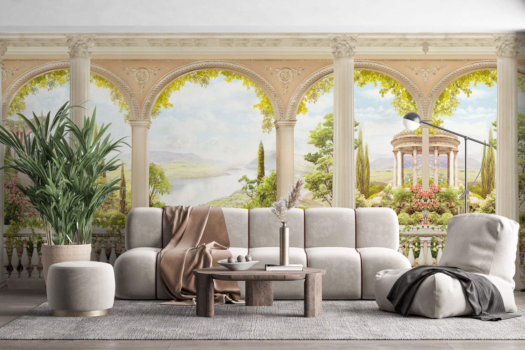 Ancient Greek Columns Wall Mural Easy Removable Living Room - Etsy UK