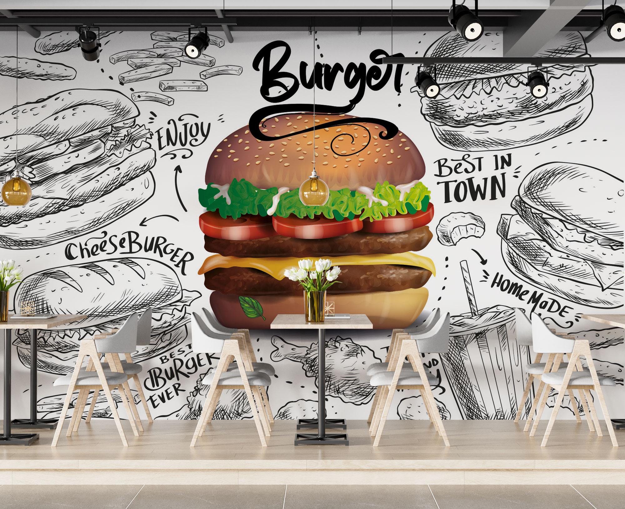 チーズバーガー スツール 室内外兼用デコレーション Amazon.co