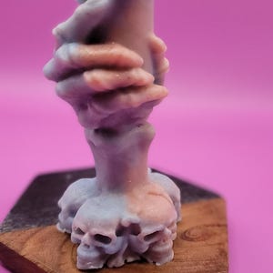 Skeleton Hand With Candle