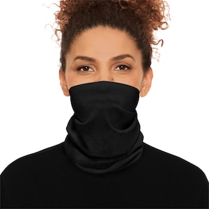 Winter Neck Gaiter with Drawstring - Cozy Warmth for Cold Days, Skiing, Outdoor Adventures, Holiday Gift, Winter Fashion