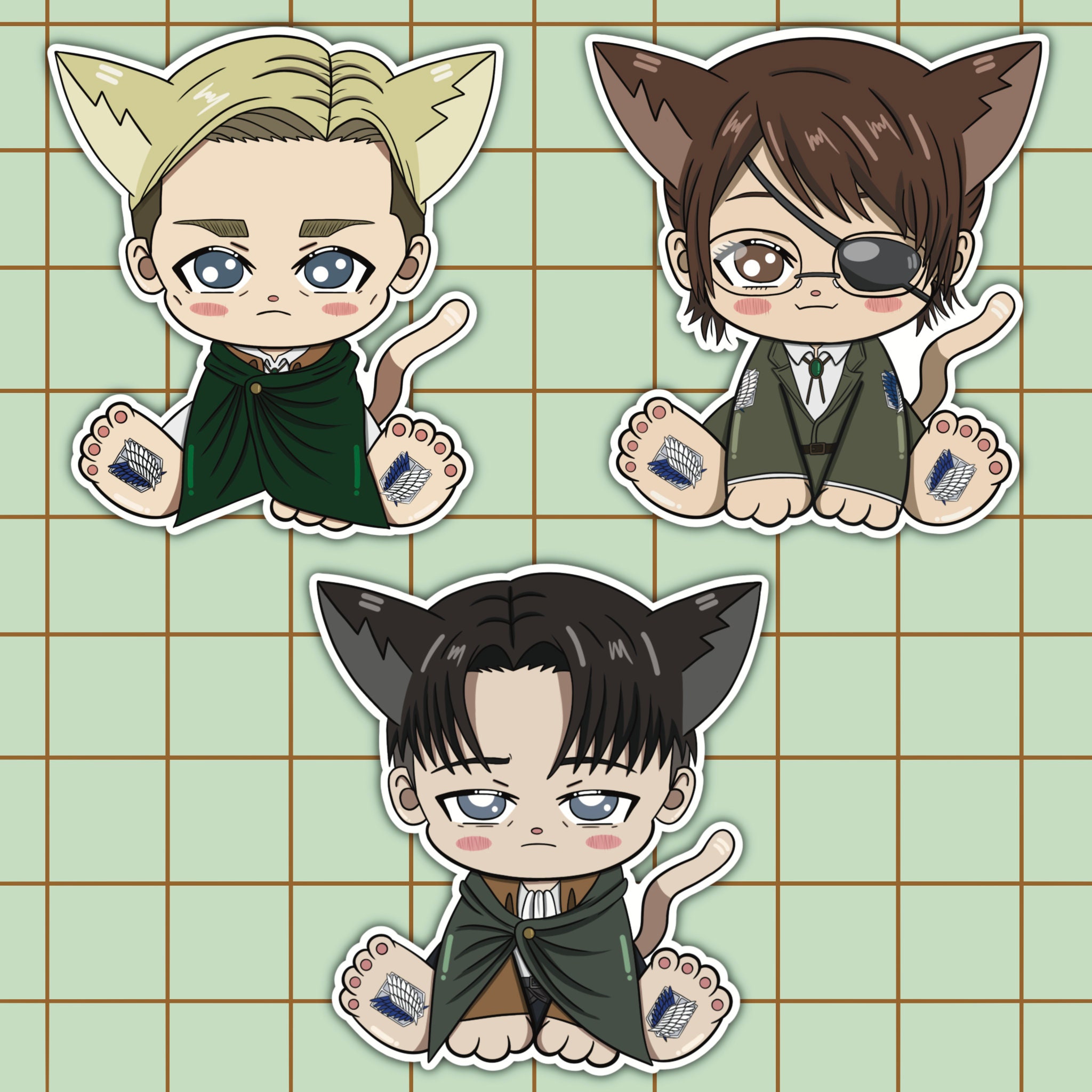 AOT Eren Jaeger Screams Sticker - Attack of Titan Sticker Download