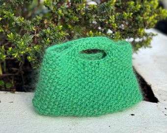 NoraVesken English Pattern - Easy and quick TikTok knit in cotton & silk mohair (needle 5 mm)