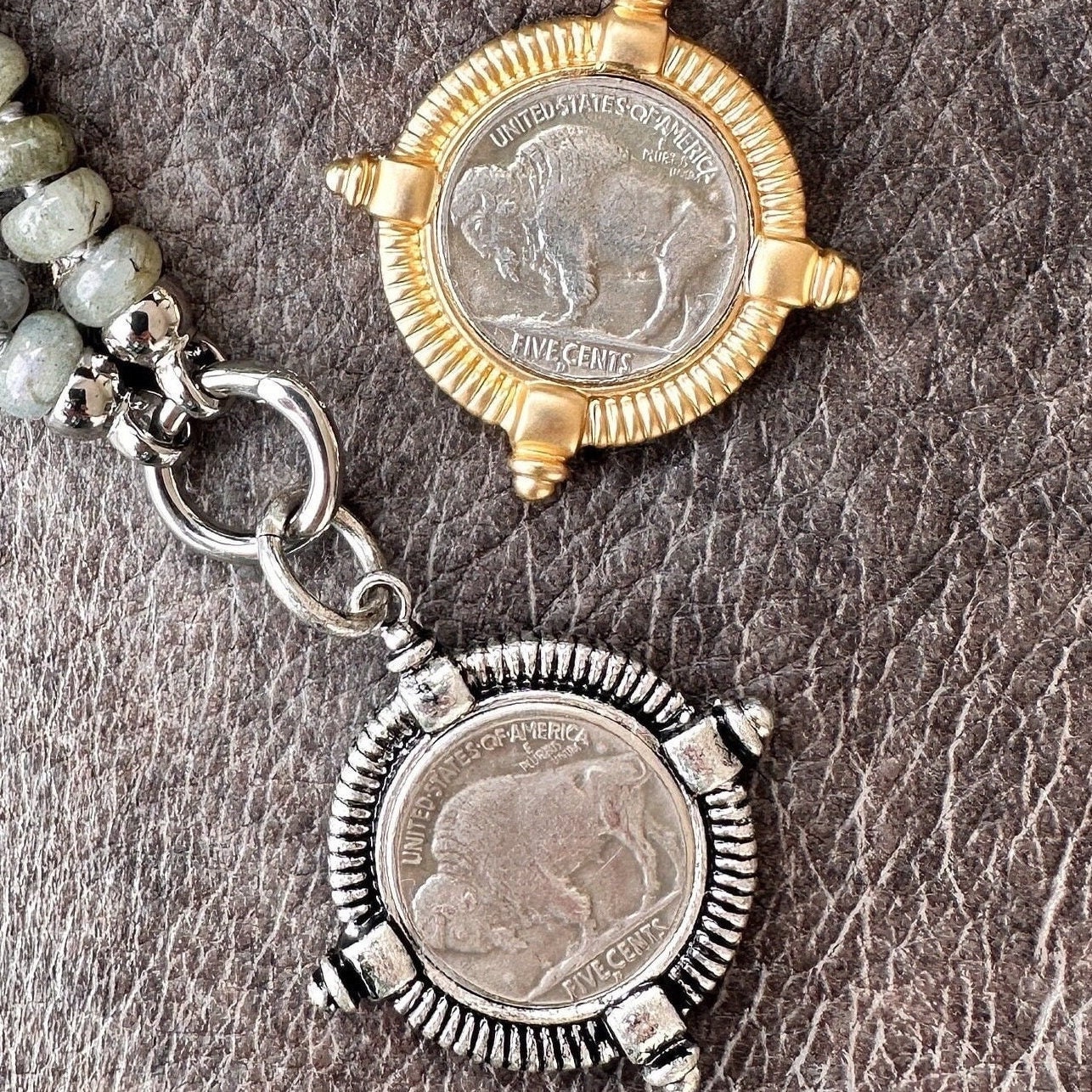 Buffalo bison silver pendant necklace - Etsy 日本