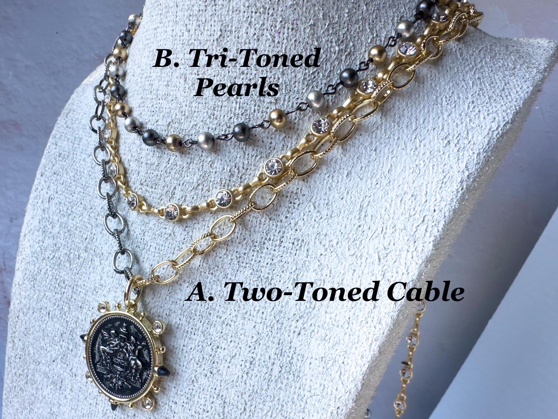 Charming Embellished French Coin Replica Necklace - A Perfect Gift for a Favorite French Teacher or Friend! - Thumbnail 2