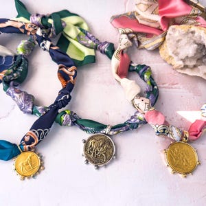 Fabulous Scarf Necklace with Horse Pendant - Perfect Gift for the Equestrian