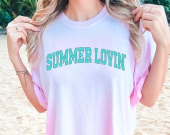 Comfort Colors Summer Shirt, Vacation T-shirt, Summer Lovin' Shirt, Custom Summer Tshirt, Beach Shirt, Summer Vacay Shirt, Summer Bright Tee