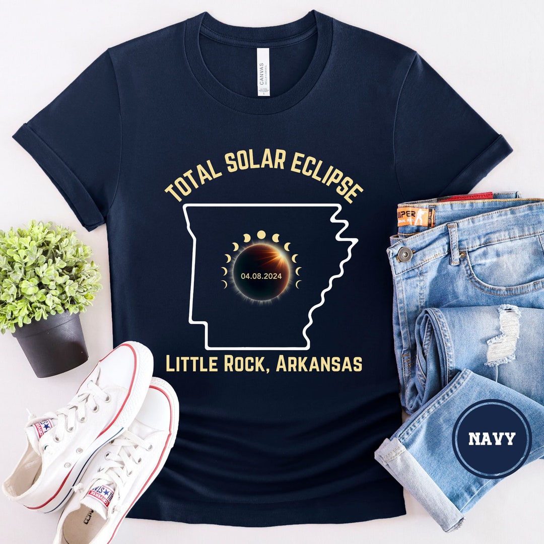 Custom Total Solar Eclipse Shirt Arkansas Little Rock Total Eclipse ...