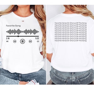 Custom Song Name Shirt Gift For Birthday, Custom Artist Name Shirt, Custom Song Name T-Shirt, Favorite Song Tee, Custom Favorite Artist Tee