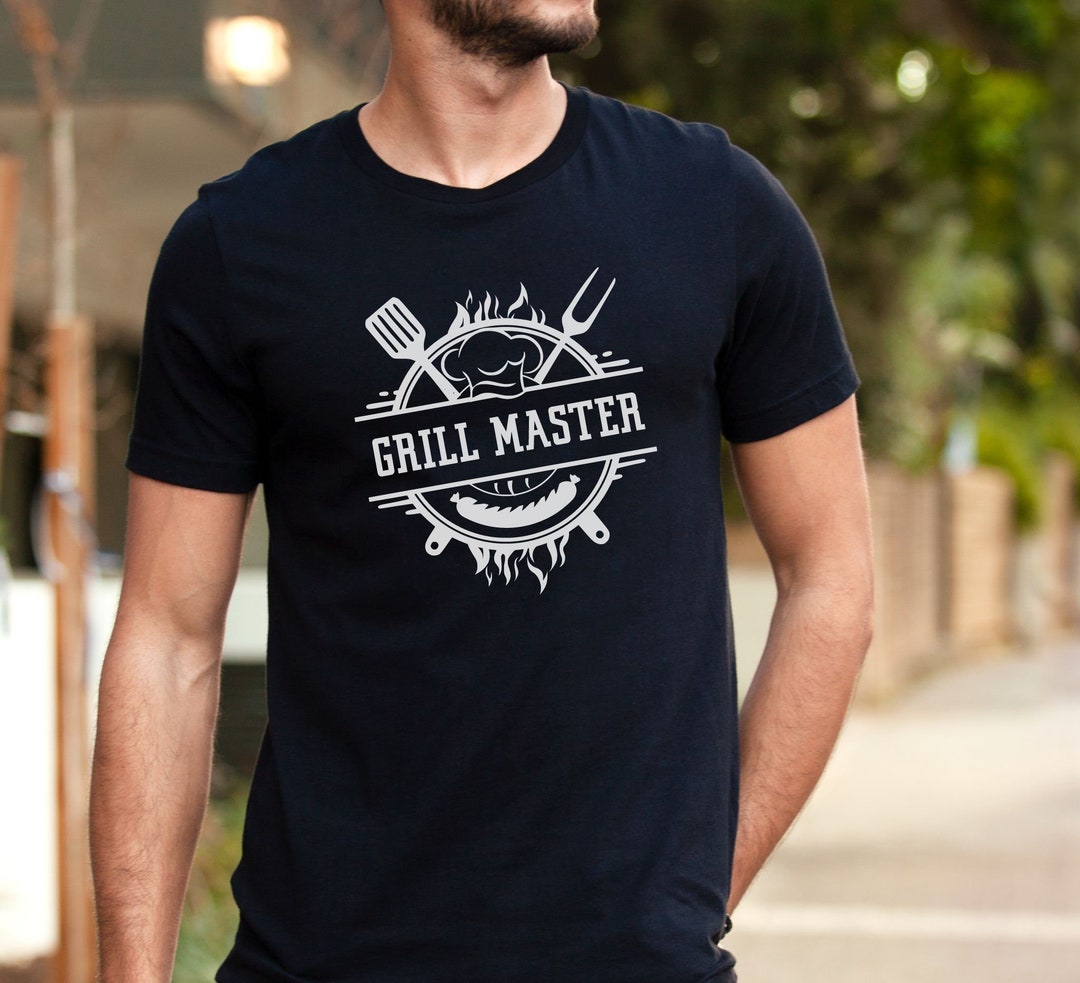 Grill Master Tshirt Gift for Dad Shirt Grill Dad Tee Gift Grandpa Grilling T Shirt BBQ Grill Tee