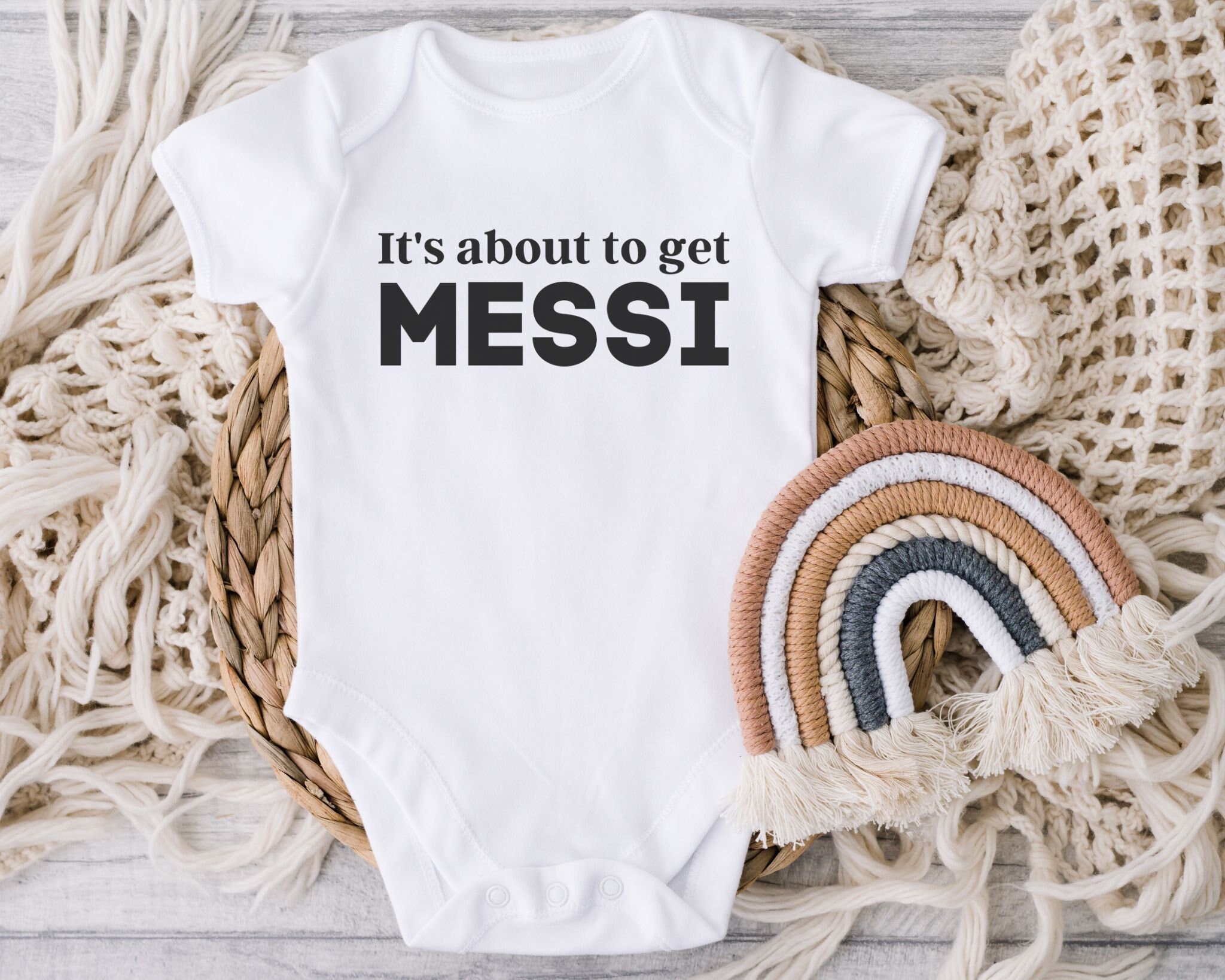 It's About to Get Messi Kids Shirt Messi Bodysuit Messi Toddler Shirts ...