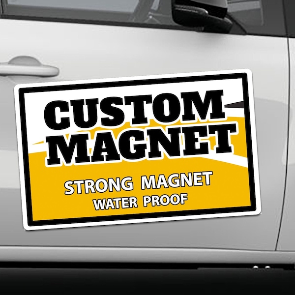 2pcs Custom Car Magnets Personalize Your Message Full Color Realtor Commercial Marketing Vehicles Signs Business Logo Magnet Truck Magnet